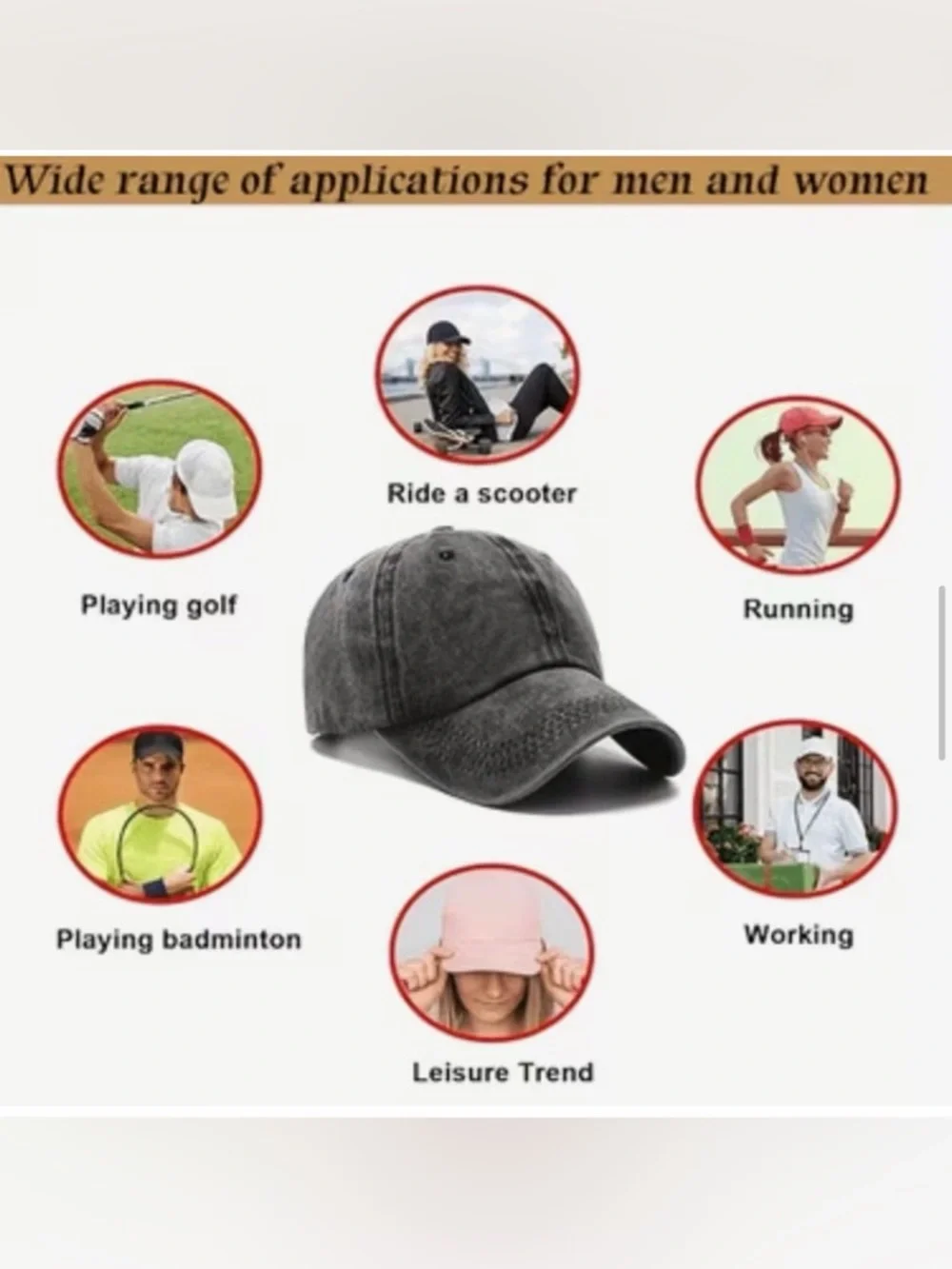 Rose Red Chihuahua Embroidered Dog Baseball Cap Hat - Picture 5 of 11